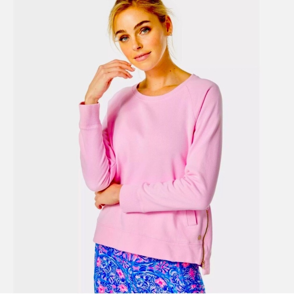 Lilly Pulitzer Luxletic Beach Comber Pullover- NWOT *TWO COLORS TWO SIZES* - Picture 2 of 6